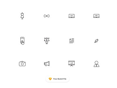 Free Icon Set design download ecommerce free freebie icon icons iconset monocolor set