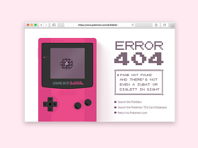 404 digglet digglet dribbble error error 404 gameboy illustration illustration design pokemon