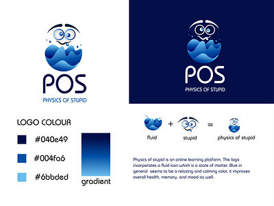 POS Logo Design - Modern logo design - logo designer 2d adobe illustrator blue branding branding design design graphic design icon icons identity illustration logo science logo typography vector