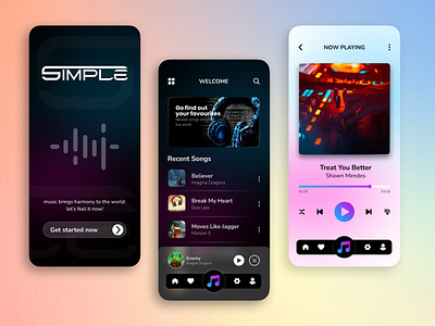 Music App - Mobile Design