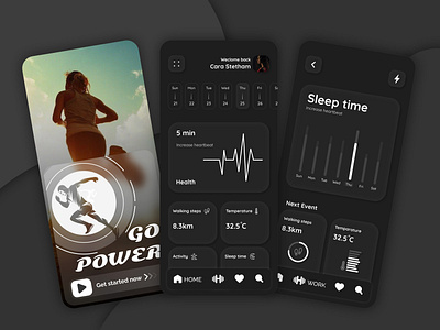 Fitness App - Mobile Design