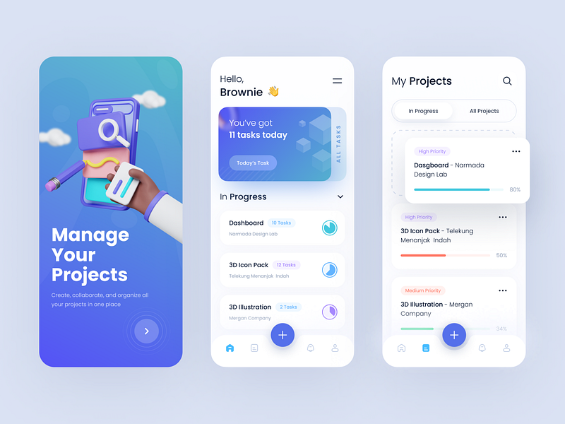 Project Manager - Mobile App by Rizki Paperpillar for Paperpillar on ...