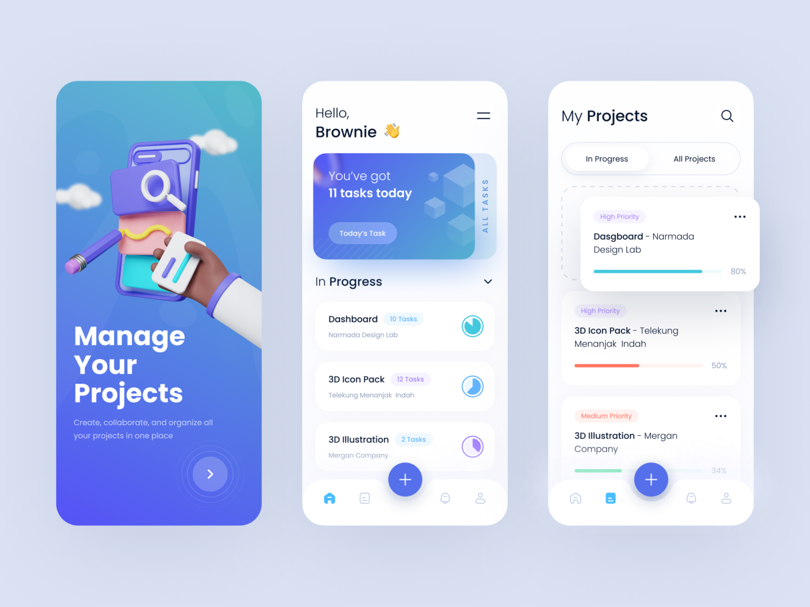 Project Manager - Mobile App by Rizki Agus for Paperpillar on Dribbble