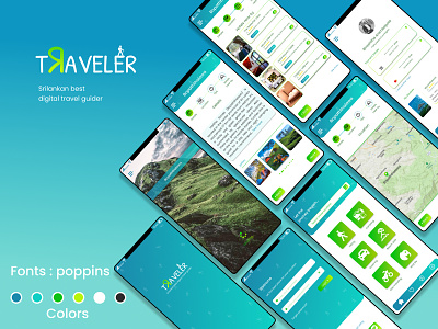 Travel guiding app app design figma graphic graphic design light mode mobile app travel ui