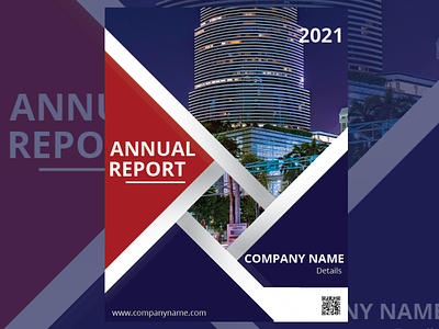 Cover page design for annual report