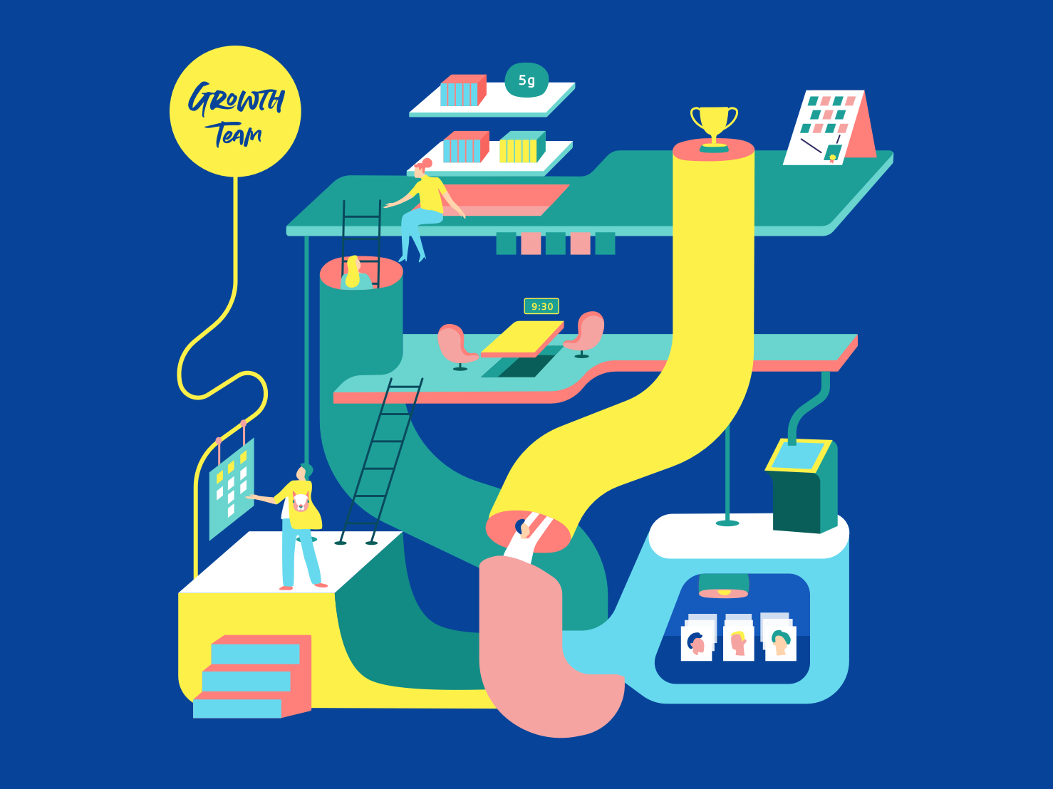 Growth Team By Reufuil On Dribbble