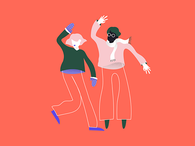 It's Time To Dance caracter design illustration portrait