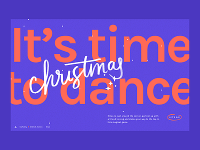 It's Time To Dance design typography ui