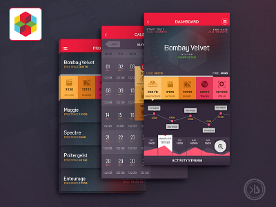 Cinema App app calendar cinema dashboard entertainment iphone lisiting movie music projects ui ux