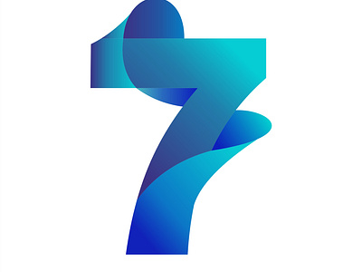 7 LOGO branding graphic design logo