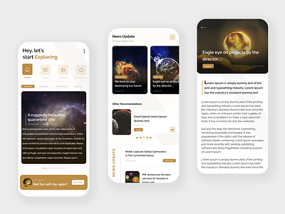 News Blog and Magazine App Design