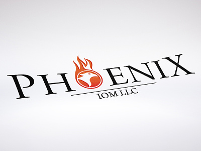 Phoenix Logo bird branding fire identity logo orange phoenix red