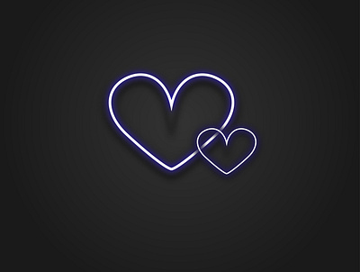 neon love design graphic design ill illustration