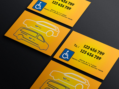 taxi bussines card branding graphic design ill illustration logo ui