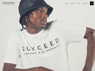 Suxceed Ecommerce Website apparel basekit brand clothing ecommerce photography shop store template theme webdesign website