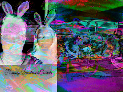 QUARANTEASTER 2020 2020 3d abstract candy covid19 digitalart easter ericfickes jesus quarantine