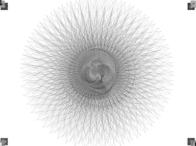 BWSun2 codeart digitalart ericfickes processing