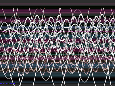 wavesAndStripes 3d abstract codeart digitalart ericfickes processing