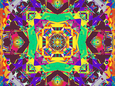 7th STEP abstract codeart digitalart ericfickes kaleidoscope processing