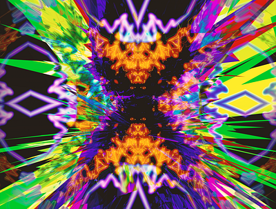 Channeled Escalation 3d abstract codeart digitalart ericfickes fusion360 kaleidoscope obj processing