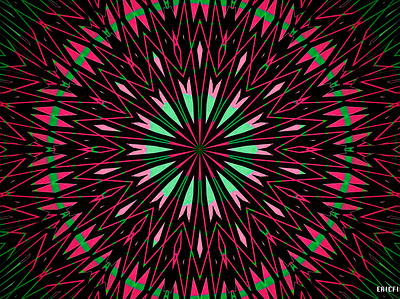 Click Melon abstract codeart digitalart ericfickes kaleidoscope processing