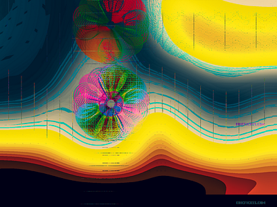 Squigglez2 abstract codeart design digitalart ericfickes processing