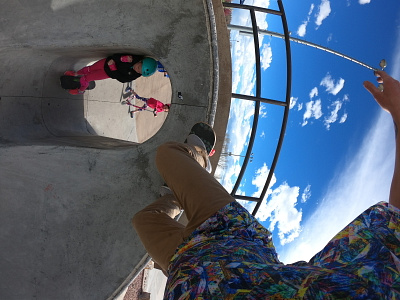 Accidental Skateboard Selfie action arvada ericfickes gopro selfie skateboard teampain thedoor