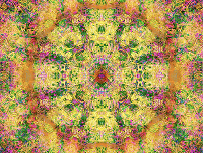 POLLENATED 1of2 abstract digitalart ericfickes kaleidoscope