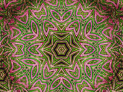 NEON RAB HOT abstract digitalart ericfickes kaleidoscope