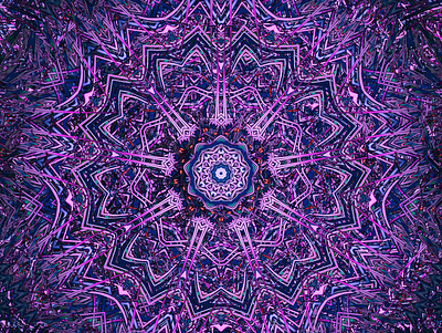 PURPTONIC 3d abstract digitalart ericfickes kaleidoscope