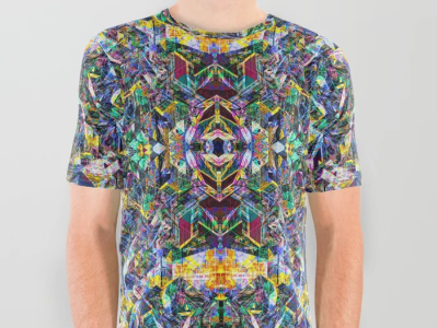 lagamata 2 T-SHIRT COLLABORATION 3d abstract codeart collab design digitalart ericfickes fusion360 kaleidoscope laserabbit laserabbit laserscorpion laserscorpion obj processing