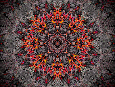 JULIUS CIRCUITS 3d abstract ar2019 codeart digitalart ericfickes fusion360 kaleidoscope obj processing