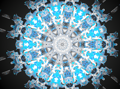 NINE DEGREES 3d abstract digitalart ericfickes eve fusion360 kaleidoscope obj summer2019