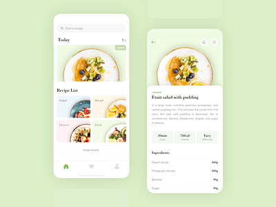 Cooking Recipe App by Joeman on Dribbble