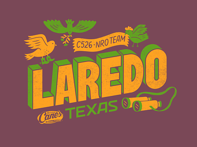 Laredo, TX Tee illustration lettering t shirt t shirt design tee texas