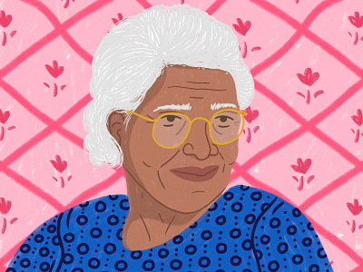 6/100 Juanita Craft: Underrated Civil Rights Icon black lives matter civil rights editorial illustration illustration juanita craft portrait illustration texas monthly thisisnewsworthy