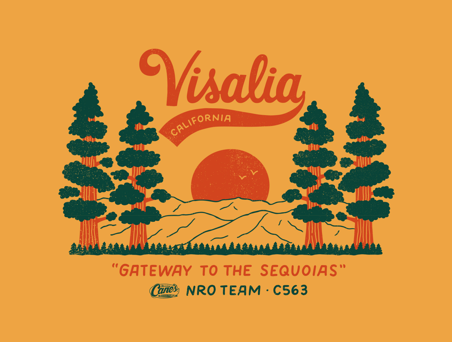 Cane's Visalia Tee by Liz Volpi on Dribbble