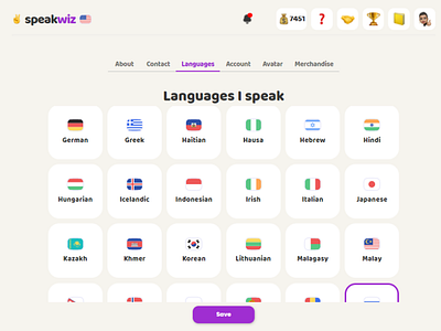 SpeakWiz - Practice speaking a new language with new friends.