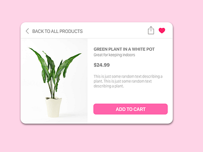 Daily UI #012: E-Commerce Shop (Single Item) 012 dailyui