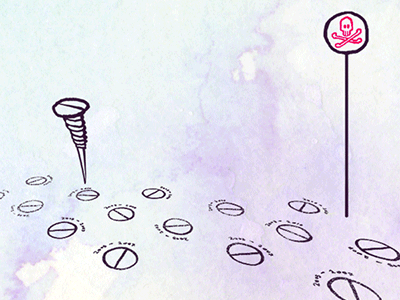 Screwed! (A Love Story) animation art doodle fun gif animated happy illustration love motion graphics sivadigitalart stop motion valentines day