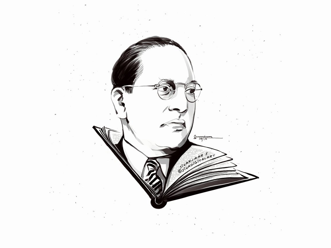 Dr B R Ambedkar drawing easy | How to draw Dr B R Ambedkar outline sketch  drawing step by step - YouTube