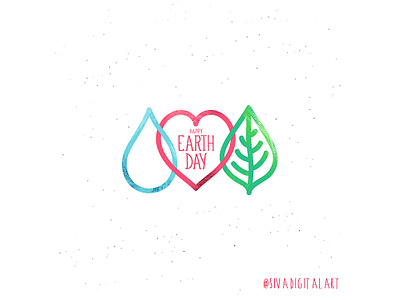 Happy Earth Day! art design doodle drawing earth earthday graphic design happyearthday illustration love minimal nature save earth sivadigitalart universe