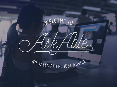 Ask Able logo able bkg lending script small business