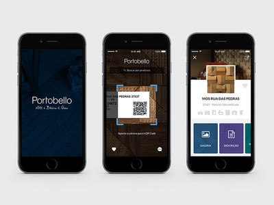 Portobello App portobello qr code ui user experience user interface ux