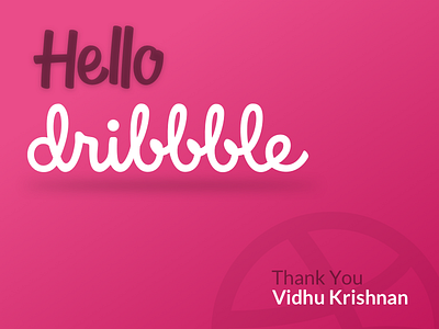 My Debut! Thank you, Vidhu Krishnan!