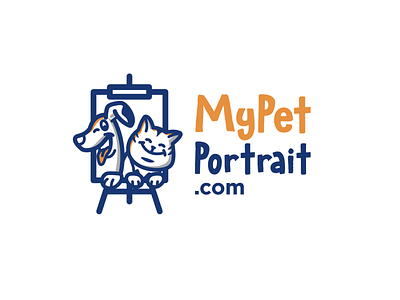 MyPetPortrait.com branding graphic design icon illus illustration logo typography vector