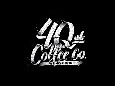 4Q Coffee Co. branding coffee design graphic design illustration logo script streetart typography