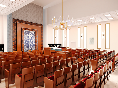 Ferriss - Synagogue interior design