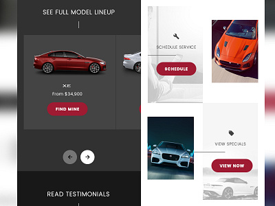 Mobile Mockup For Car Dealer