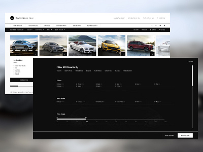 Dealer Inventory inventory typography ui ux web design